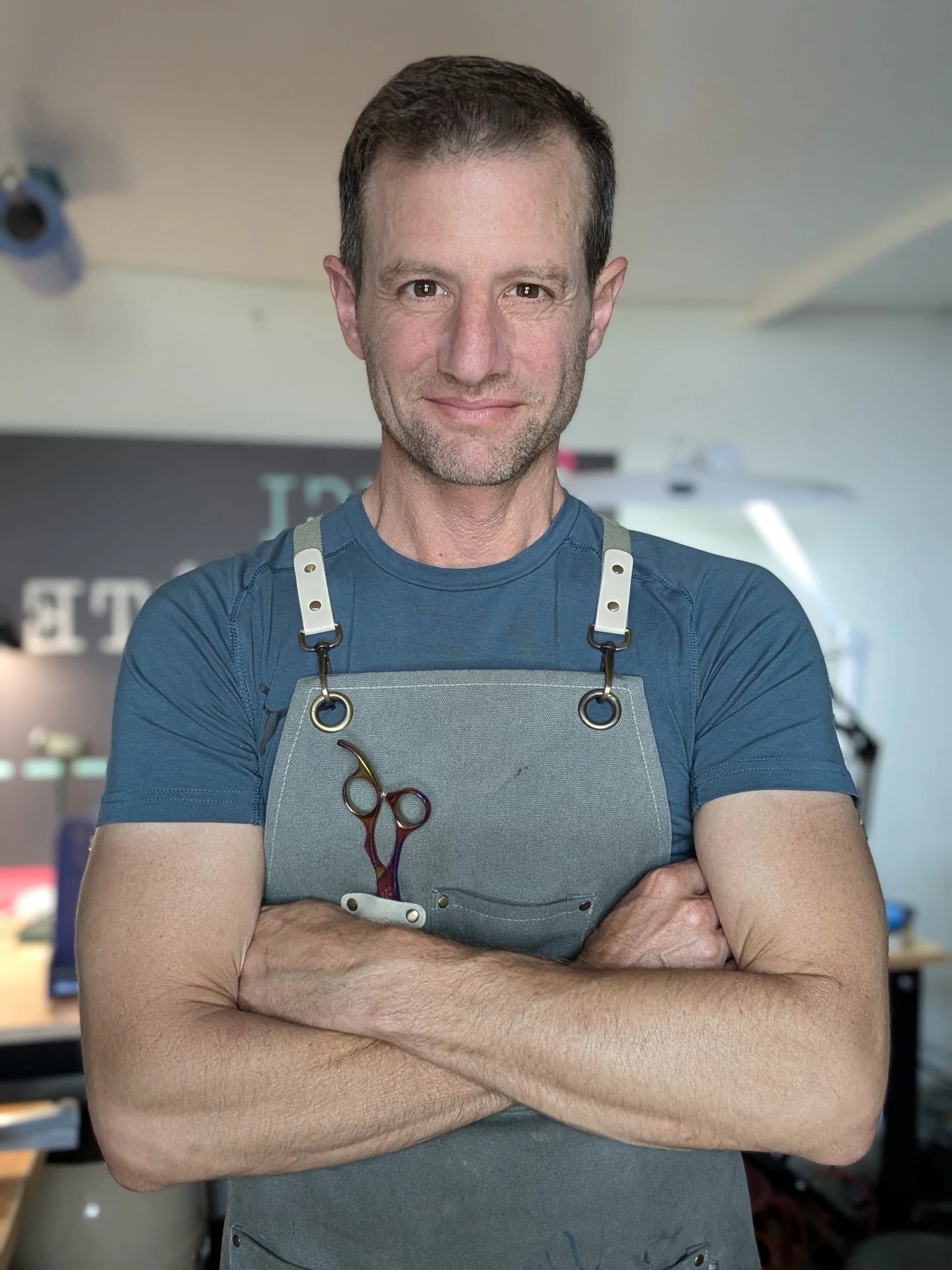 Fabrice, spécialiste de l'affûtage